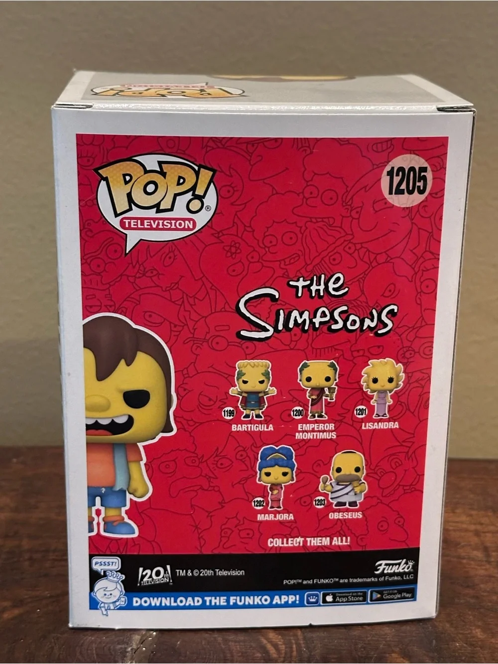 Funko Nelson Muntz Yellow and Blue Vinyl Figure - Picture 3 of 6